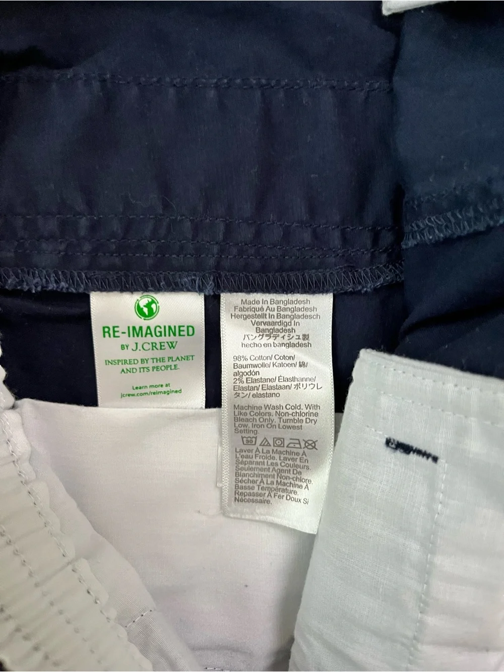 J. Crew Men’s Lightweight Navy Dock Shorts (M)